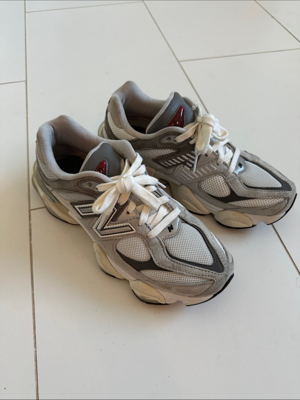 New Balance 9060 Women’s Sneakers Color: Raincloud/Castlerock/White 7.5 - Picture 5 of 9